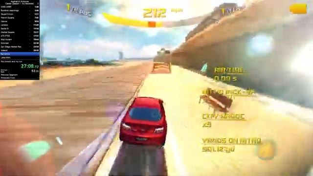 Asphalt 8: Airborne speedrun: Career, Season 1, No Bossters in 54:20.62 (PC, Real Time)