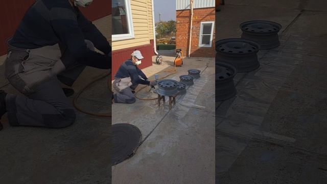Как покрасить штампованные диски колёс