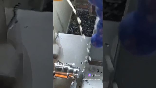 Токарная обработка с ЧПУ #cnc #токарная #machine #токарный #machining #gsk #automobile