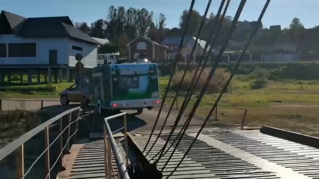 Заезд на паром в Тутаеве