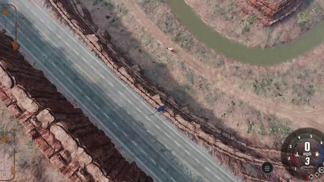 авария в BeamNG drive