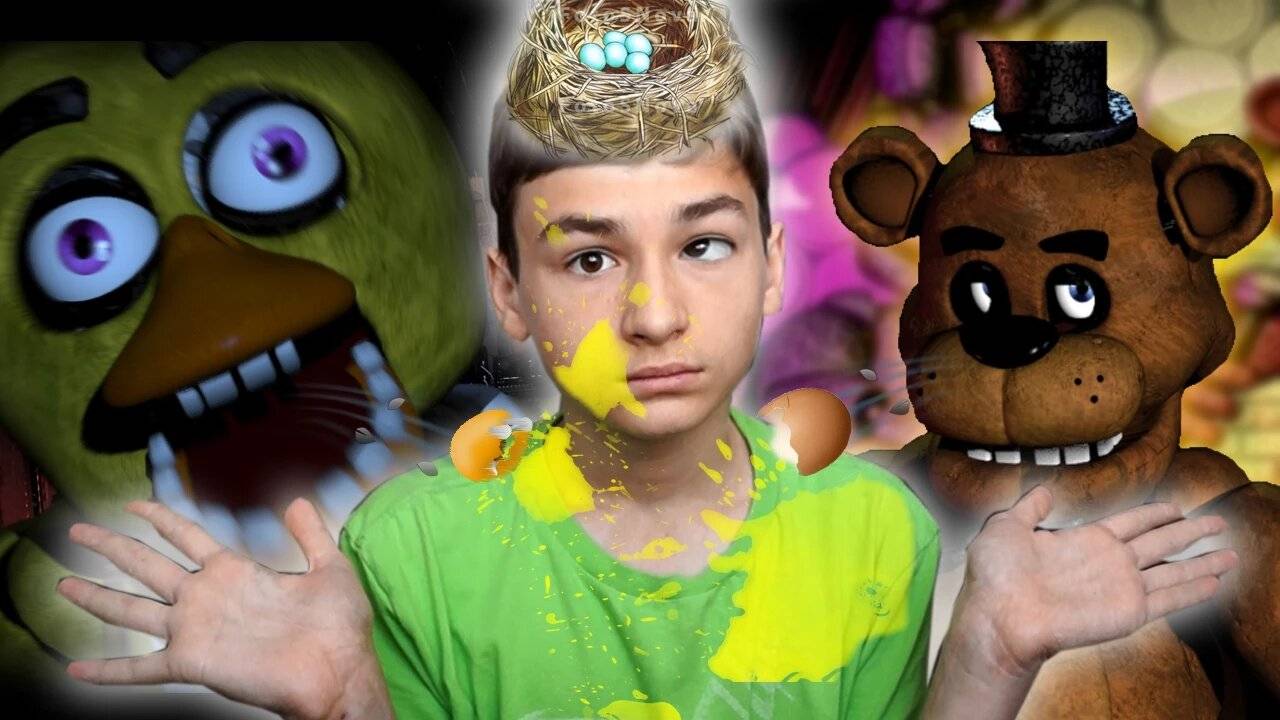 ЯИЧНЫЙ ПУЛЕМЁТ! _D _ Five Nights at Freddy's + EGGFIRE CHALLENGE!