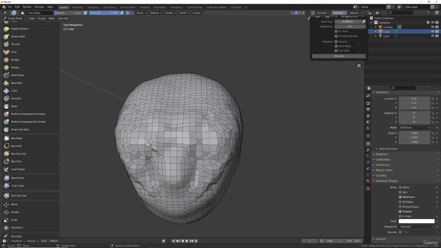 54 - Watching your polygon count when sculpting