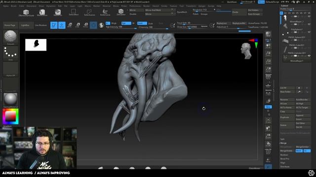 Урок по Zbrush Slime Bridge +Рендеринг Maya