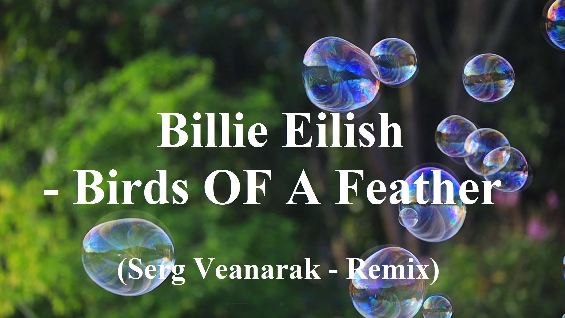 Billie Eilish - BIRDS OF A FEATHER (Serg Veanarak - Remix)