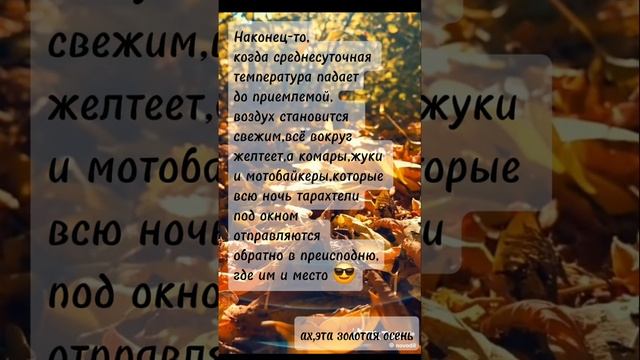 Ах,эта золотая осень 🍂