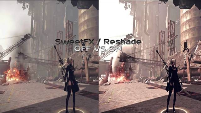 NieR Automata Graphics Mod – HDR Mod Reshade / Photorealistic SweetFX / 1440p | GTX 1080 Ti