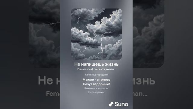 Не напишешь жизнь  одной строчкою