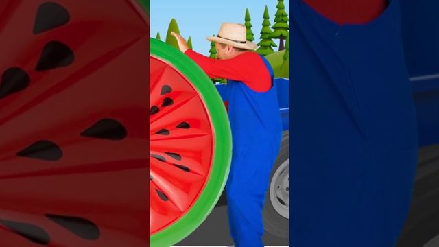 Daddy's Watermelon Wheel Adventure!  | Fun Kids Song | #МулькиИгрулки