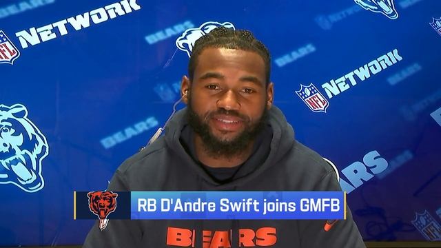 D'Andre Swift on his Week 4 play, previews Bears matchup vs. Panthers | 'GMFB'