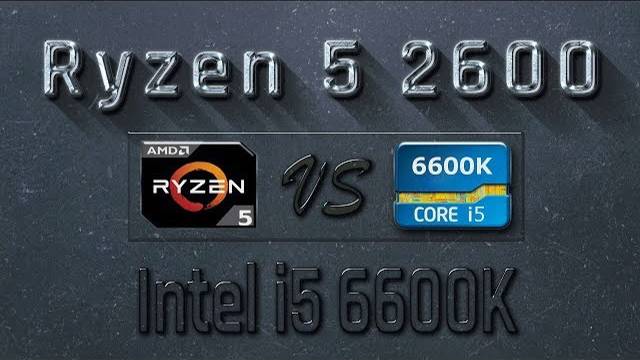 Ryzen 5 2600 vs i5 6600K Benchmarks | Gaming Tests Review & Comparison