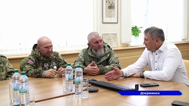 Активисты Совета ветеранов СВО встретились с Глава города Иваном Носковым