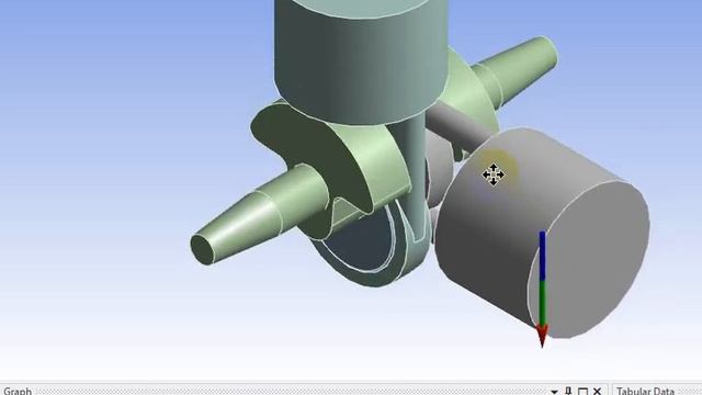 Simulation of conrodless V90 Компьютерный анализ V-образного бесшатунного