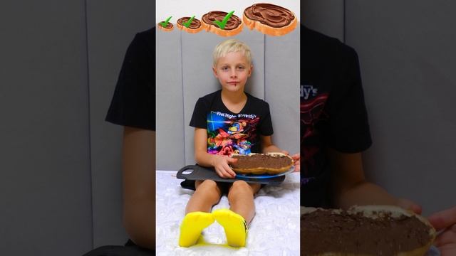 From Small To Giant Nutella Sandwich