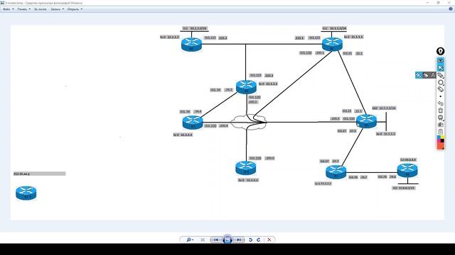 1.15 OSPF ABR. Type 3 Summary LSA. Метрика inter-area маршрутов