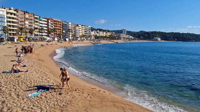 Ллорет де мар в октябре! Lloret de mar.