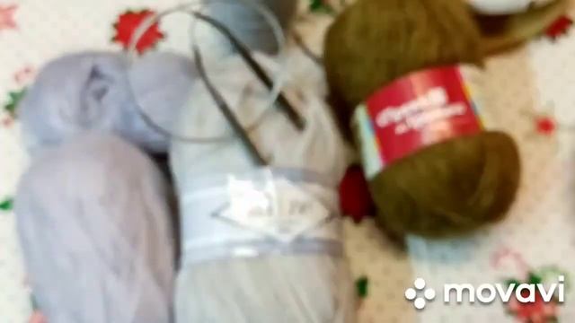 Пряжа для триостартов января  Мои планы на январь 1_архивное видео_