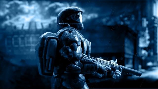 Halo 3: ODST | Master Chief | Rain - Живые Обои