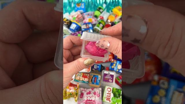 Открываем коробку с едой Real Littles Micro Mini Food Collection, Аппетитное видео ASMR!