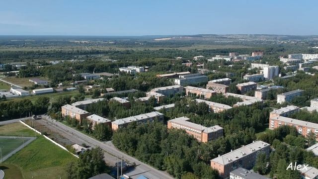 Полет над г. Ачинск (август 2021 г.)