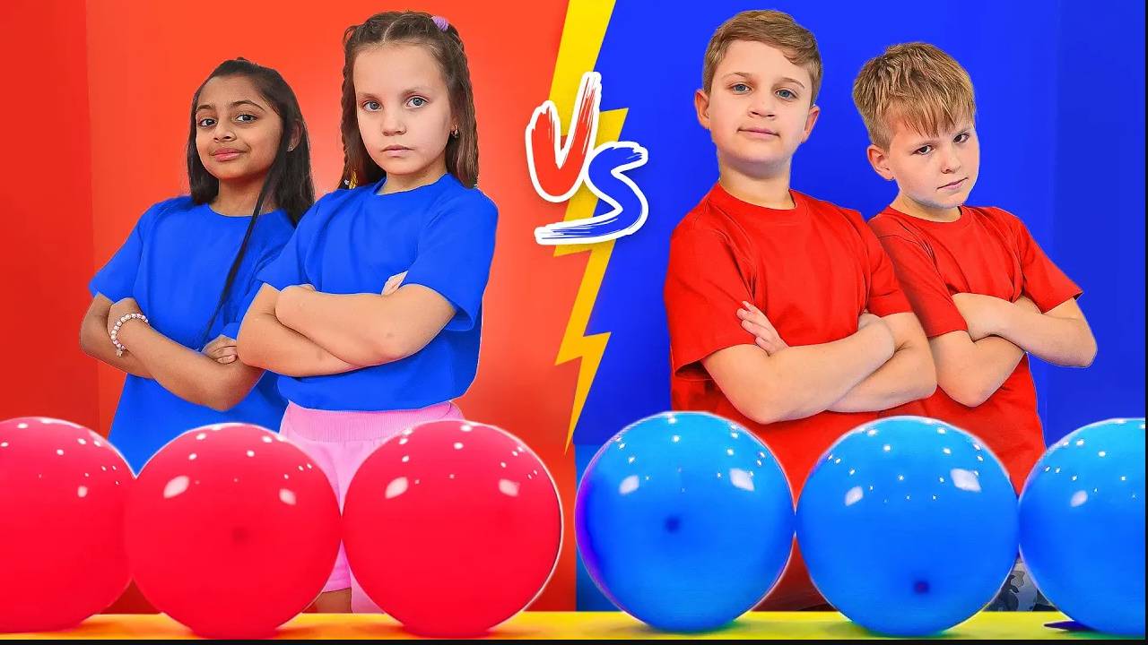 Girls VS Boys EPIC Challenges Showdown