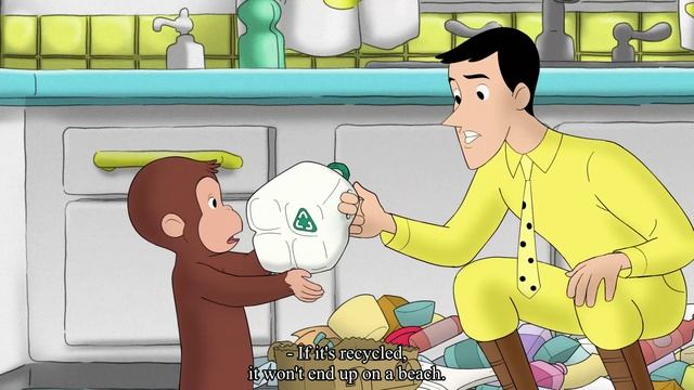 Curious George - 317 - Plastics (Learn English Language with subtitles)