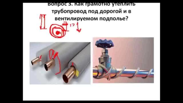 Теплоизоляция труб водопровода на зиму.  Утепление труб водопровода.. Как утеплить водопровод?