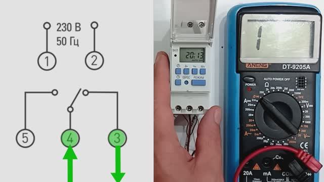 Подключение и настройка таймера ТЭ-15