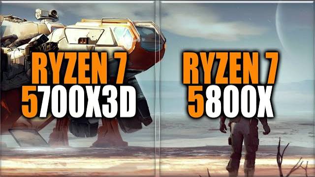 Ryzen 7 5700X3D vs 5800X Benchmarks - Tested in 15 Games and Applications