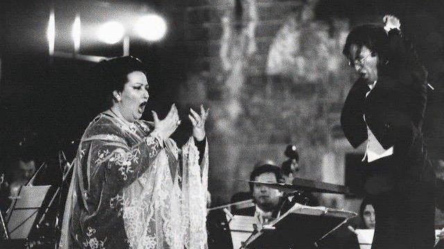 Montserrat CABALLÉ. Gsätzli popular Swiss song.