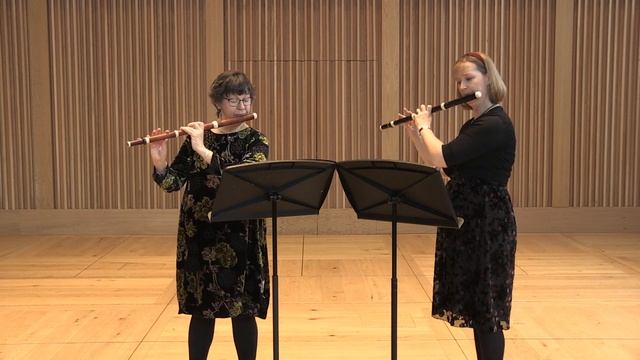 W.F. Bach Sonata no. 2 in G major for two traverso flutes