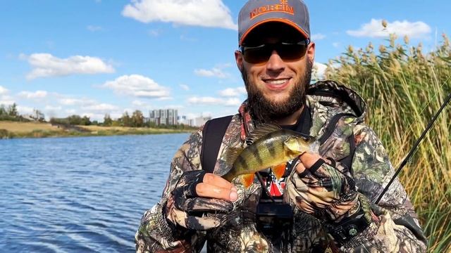 Ловим щуку и окуня в Астане | Рыбалка в городе на спиннинг