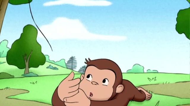 Curious George - 1 - Curious George Flies A Kite (Learn English Language with subtitles)