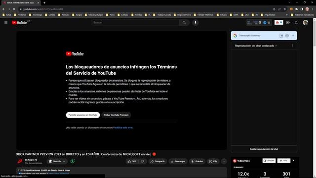 Como Eliminar El Aviso Los Bloqueadores de Anuncios infringen los Terminos del servicio de Youtube