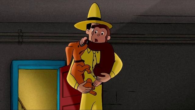 Curious George - 83 - Scaredy Dog (Learn English Language with subtitles)