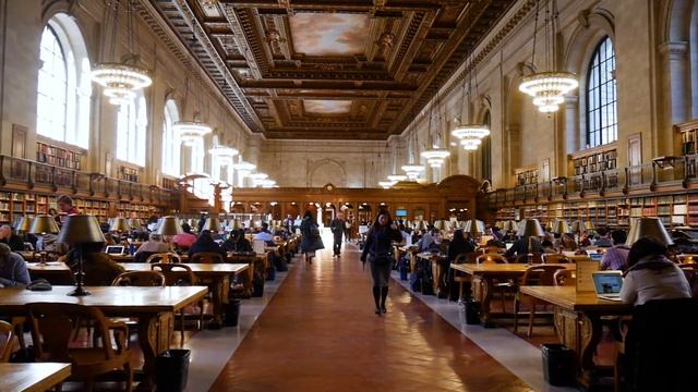 Touring the New York Public Library (NYPL)