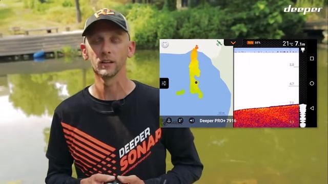 Deeper pro plus Smart Sonar  GPS How to build a bathymetric map