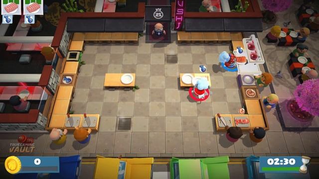 Overcooked 2 Gameplay Walkthrough Part 1 [1080p 60FPS] - 2 player Co-Op - No Commentary