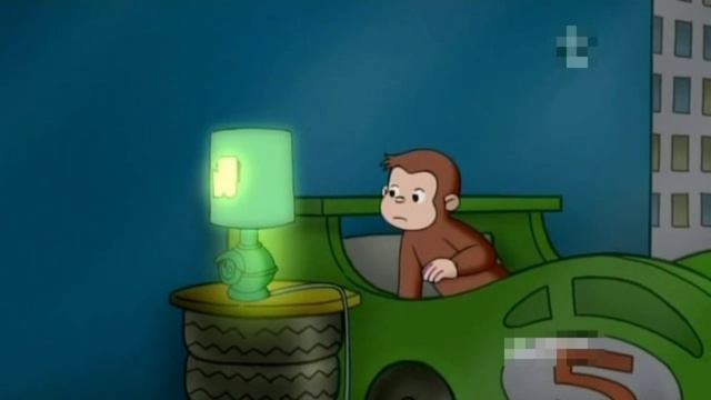 Curious George - 164 - Train of Light (Learn English Language with subtitles)