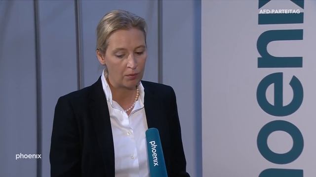 AfD-Parteitag: Alice Weidel bricht das Interview vorzeitig ab