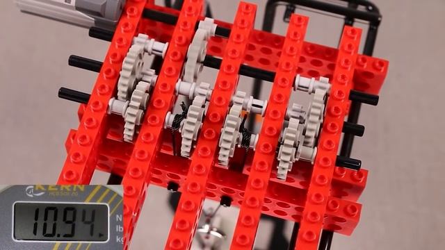 Испытание систем передач LEGO для подъема грузов