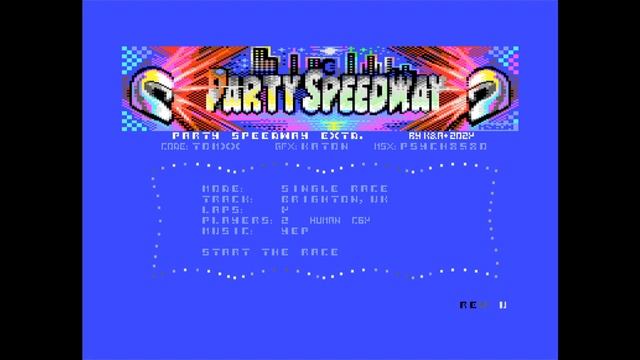 Commodore 64 -=Party Speedway Extended=- WIP