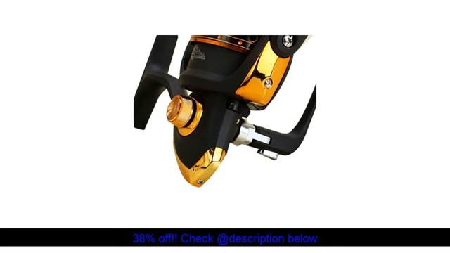 Review  YUMOSHI 12+1BB Gear Ratio 5.2:1 AX 500 - 9000 Series Metal Line Cup Spinning Fishing Reel B