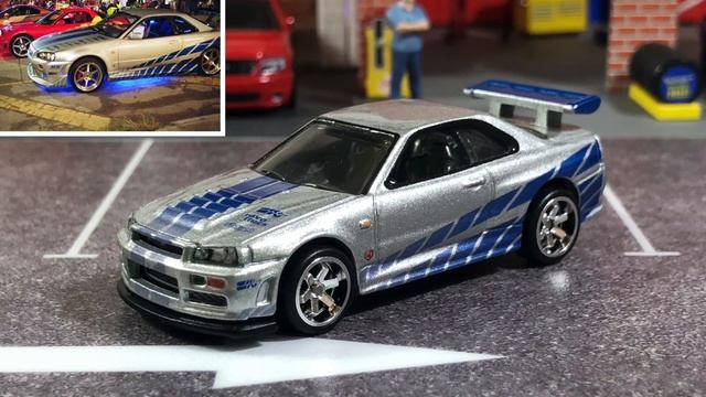 COCHES DE BRYAN O’CONNER (PAUL WALKER) QUE USA EN FAST & FURIOUS DE HOT WHEELS