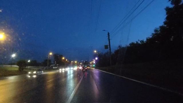 Покатаемся по городу. Вечерний Челябинс. (сентябрь 2024)