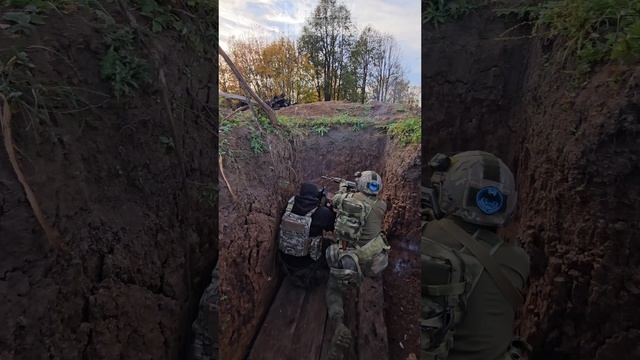 Штурм окопа , милитари клип , дефомин , storming а trench, pair work, tactical clip, military