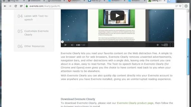 evernote clearly guide - display bug and opera 20.0.1387.91 browser