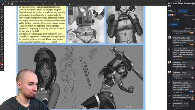 Marc Brunet ART School - Weekly Stream Episode 136.1