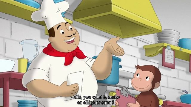 Curious George - 263 - A Sound Story (Learn English Language with subtitles)