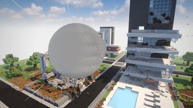 WhiteBlack Hole vs Minecraft Village Gray Hole  Teardown